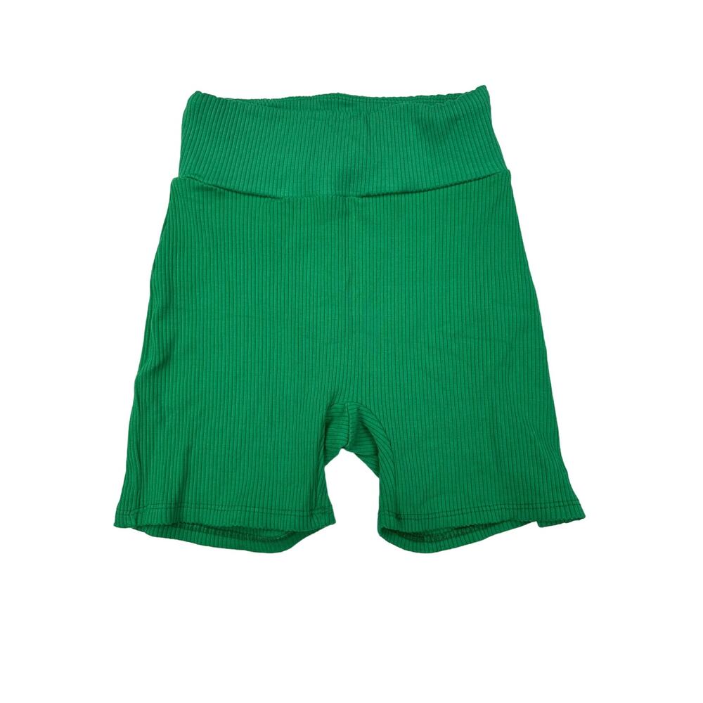 Fashion Nova - Lainey Ribbed Shorts in Green